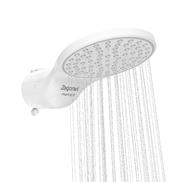 Chuveiro Elétrico Ducha Moment 4 Temperaturas 220V 6800W Branco Zagonel